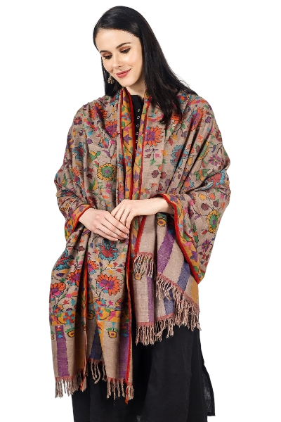 Handmade pure pashmina shawl